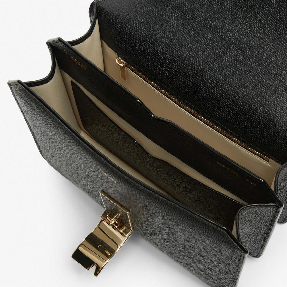 Valextra Borsa a spalla Media in Pelle Nera | Valextra NoLo Novità
