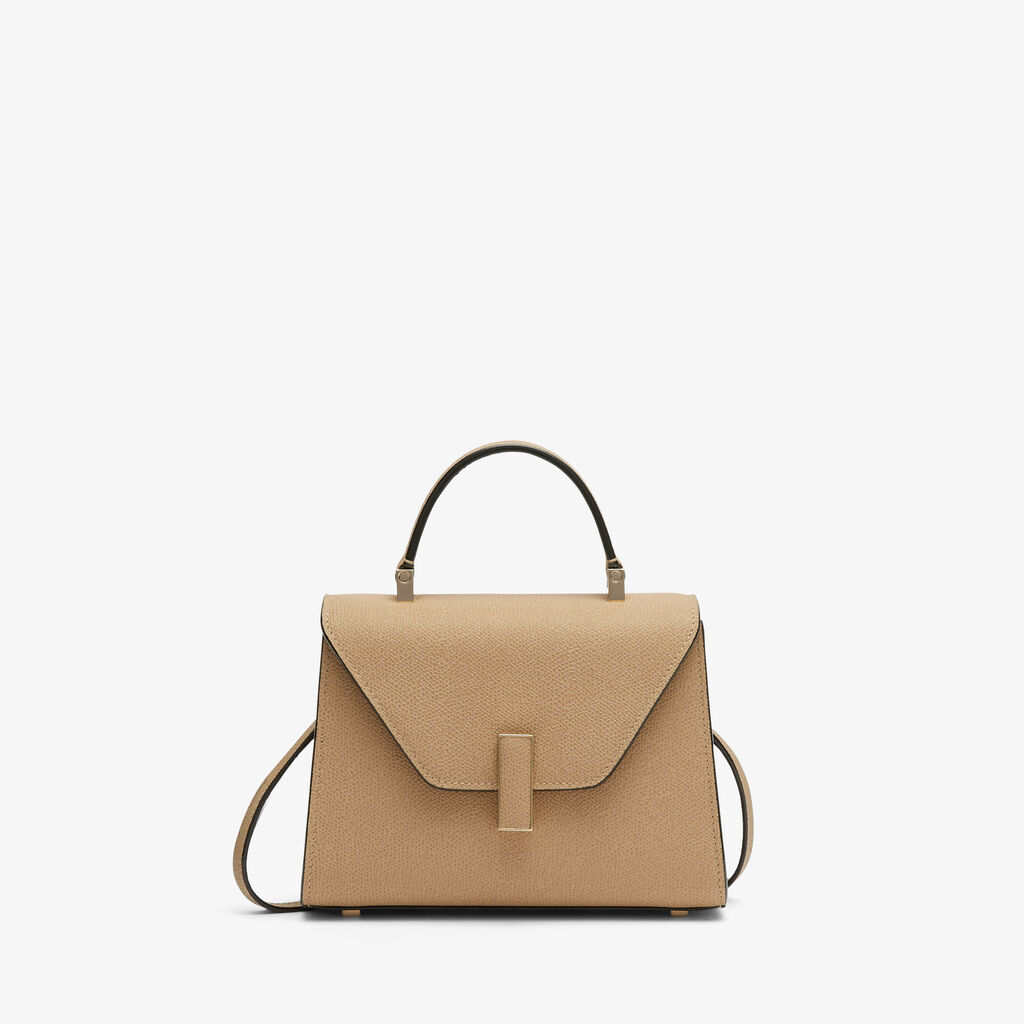 Valextra Borsetta in Pelle Beige con tracolla | Valextra Iside Offerta