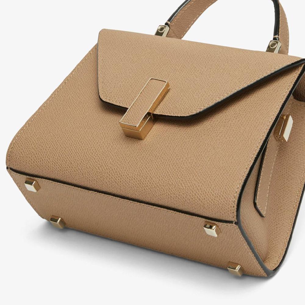 Valextra Borsetta in Pelle Beige con tracolla | Valextra Iside Offerta