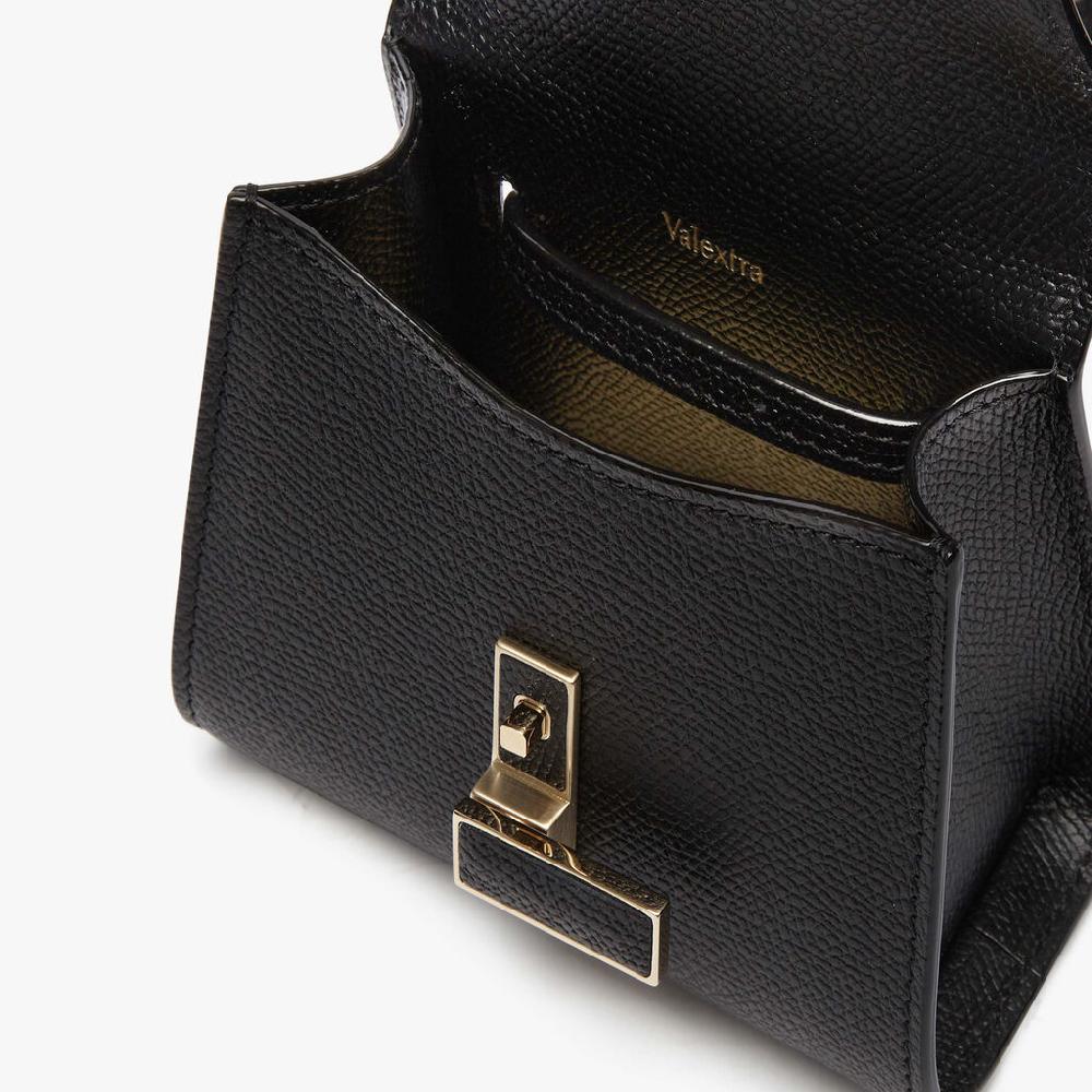 Valextra Borsa cintura compatta da Donna in Pelle Nera | Valextra Iside I Più Venduti