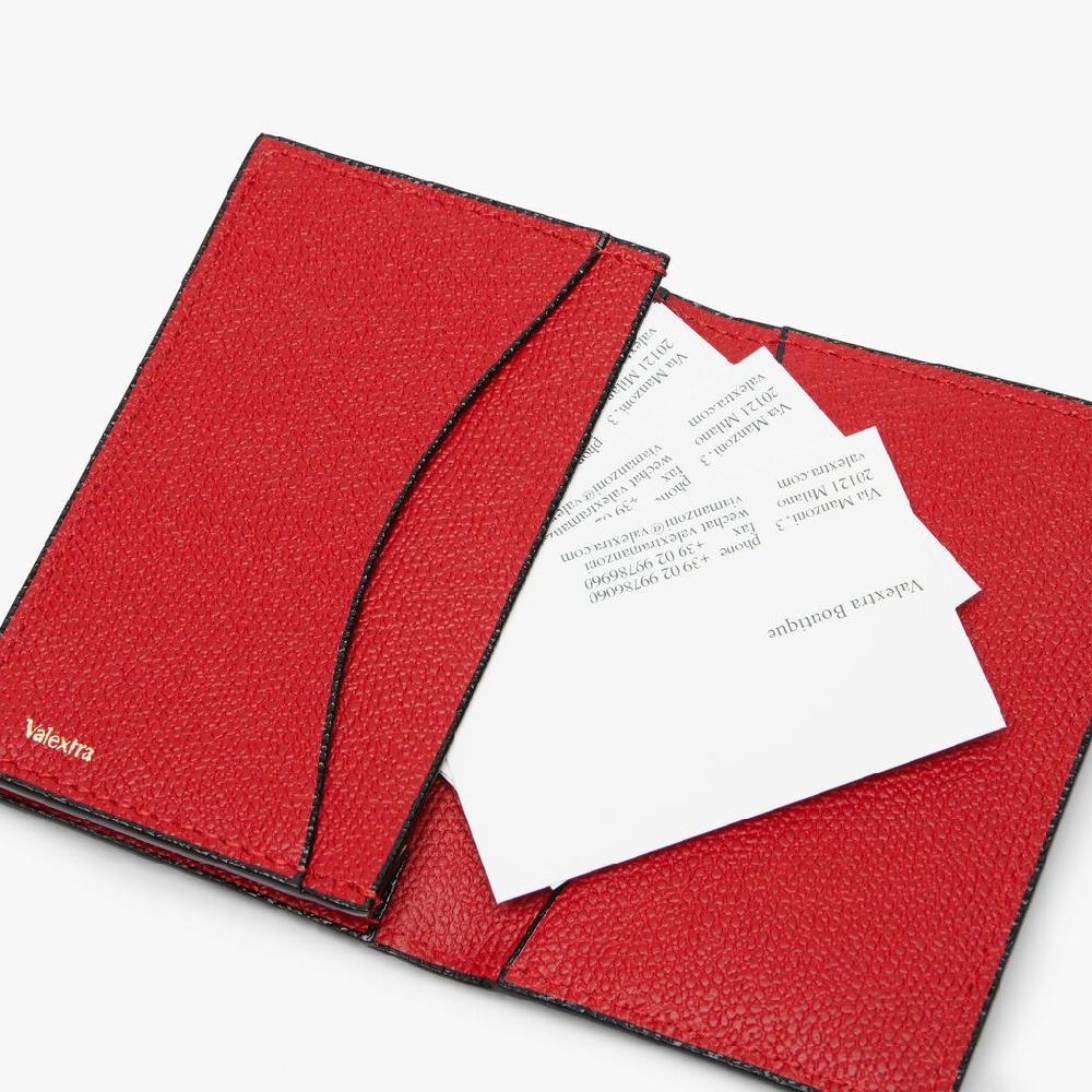 Valextra Portatessere in Pelle Rossa | Valextra Vendite Flash