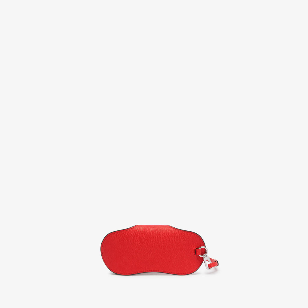 Valextra Porta occhiali da Donna con tracolla in Pelle Rossa | Valextra Italy