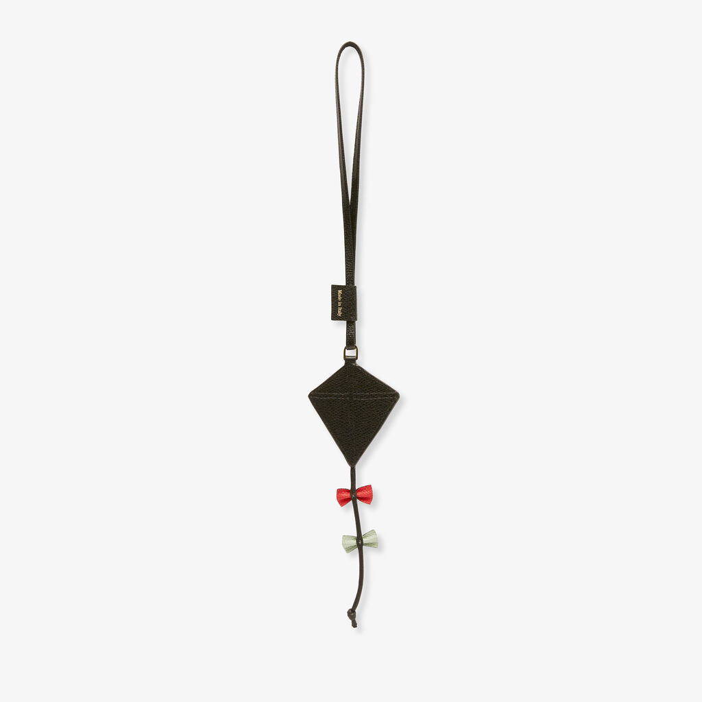Valextra Charm Aquilone | Pelle di vitello Millepunte | Verde Menta/Blu Zaffiro/Rosso Cremisi/Giallo/Nero | Valextra Promozione