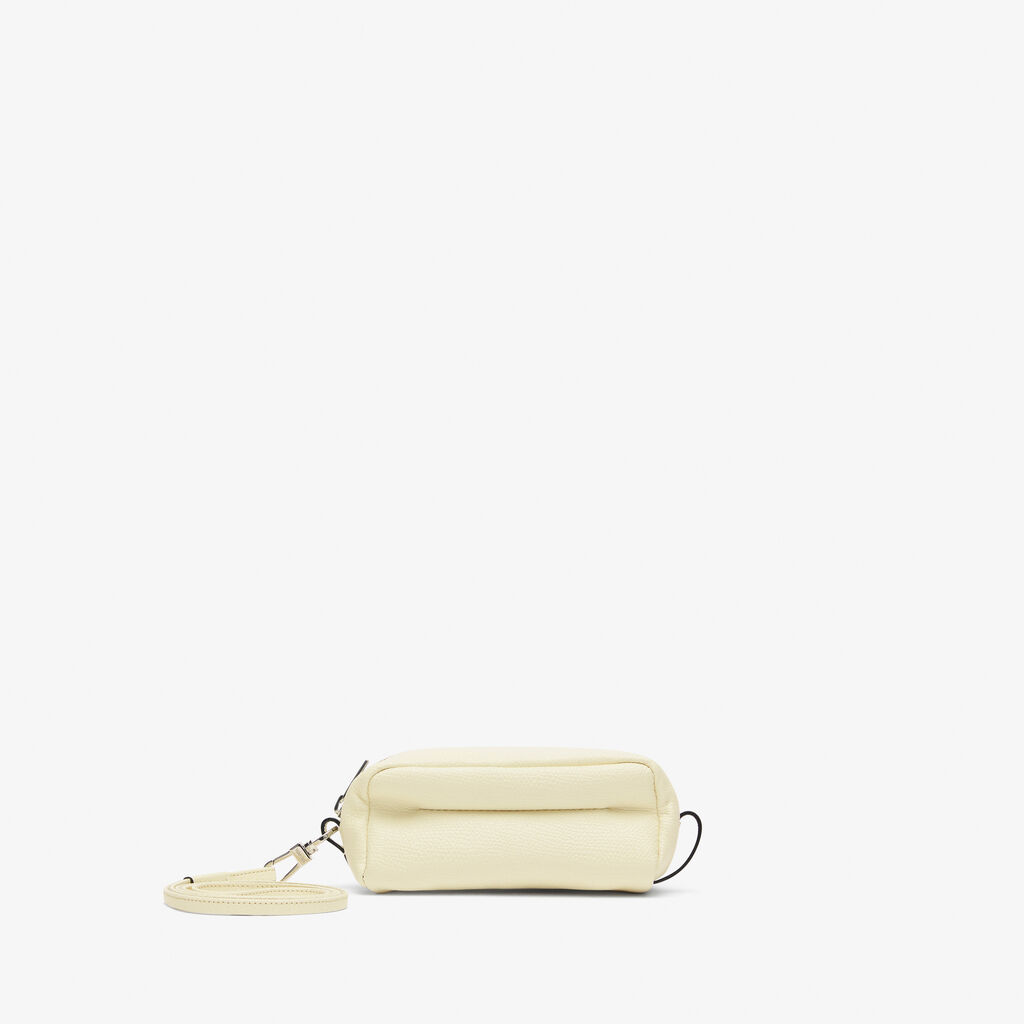 Valextra Micro beauty-case/Micro bag in Pelle Bianca | Valextra