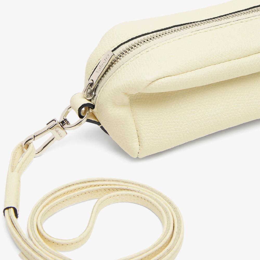 Valextra Micro beauty-case/Micro bag in Pelle Bianca | Valextra Promozione Limitata