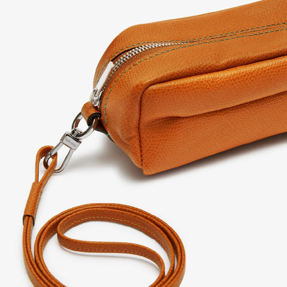 Valextra Trousse da Donna in Pelle Marrone con tracolla | Valextra Fino Al -60%