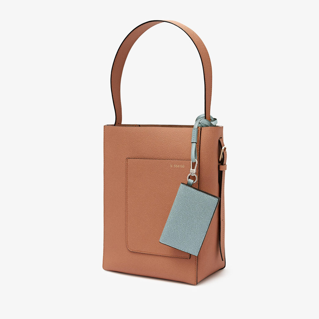 Valextra Porta carte con laccio Donna in Pelle Azzurra cerulea | Valextra In Vendita