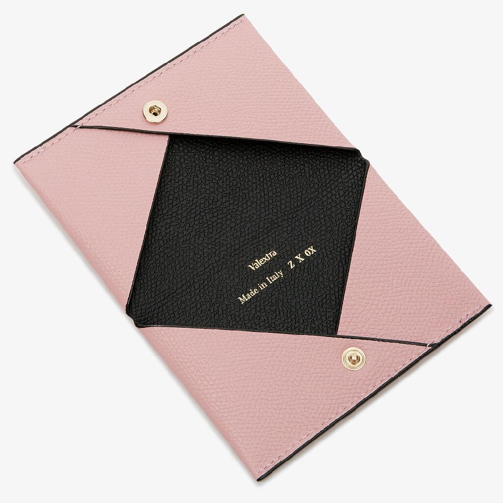Valextra Porta carte piccolo da Donna in Pelle Rosa | Valextra Saldi