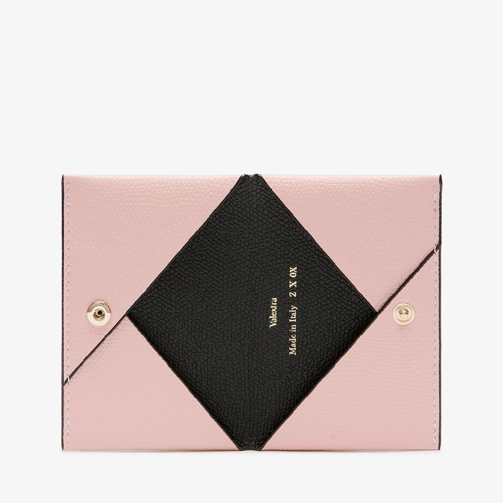 Valextra Porta carte piccolo da Donna in Pelle Rosa | Valextra Saldi