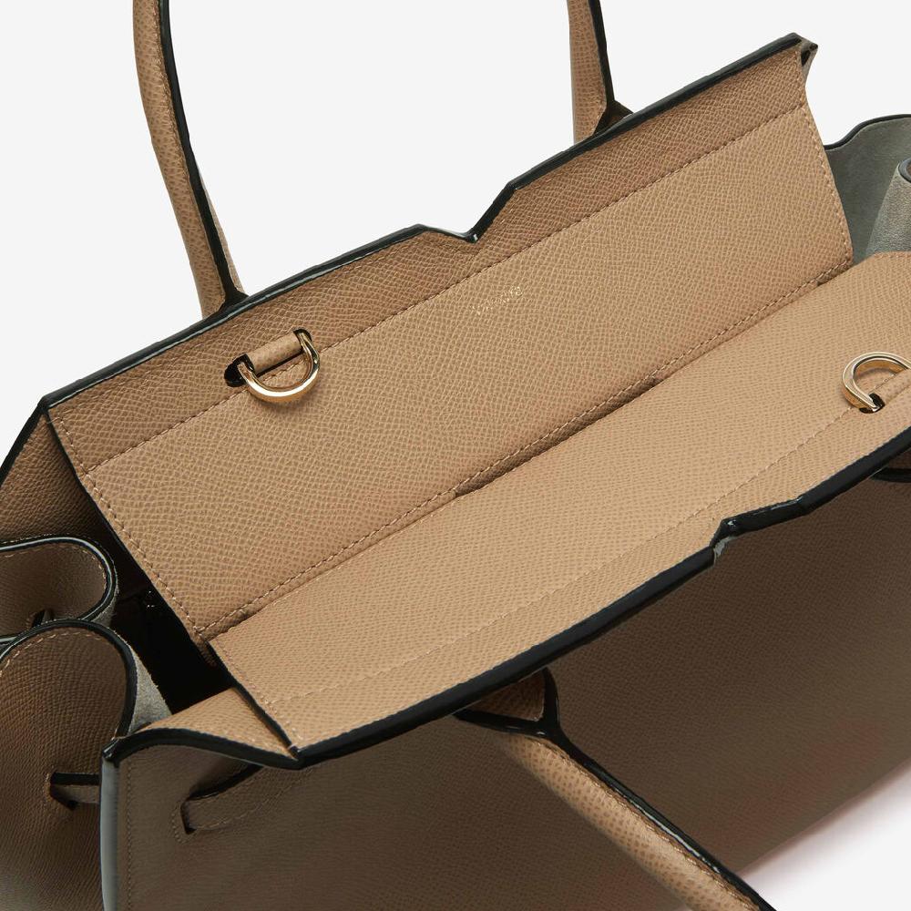 Valextra Borsa a mano da Donna Media Beige di Lusso | Valextra Spedizione Gratuita