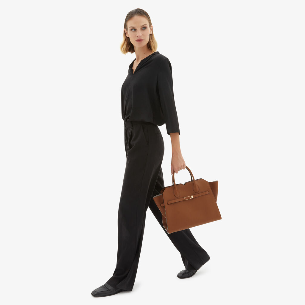 Valextra Borsa a due manici da Donna di Lusso Marrone | Valextra Pezzi Unici