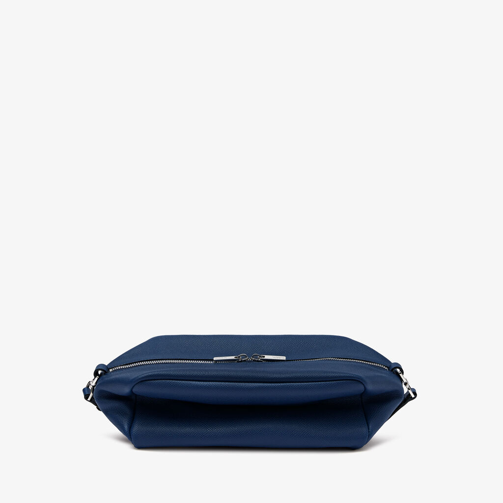 Valextra Borsa a tracolla da Donna di Lusso in Pelle Blu Zaffiro | Valextra