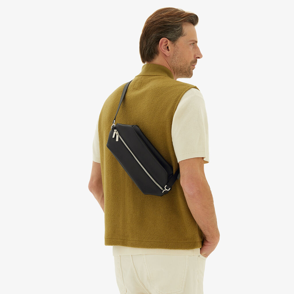 Valextra Borsa a tracolla da Donna Media in Pelle Nera | Valextra Offerte