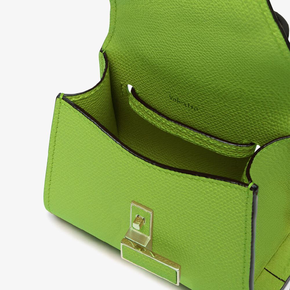 Valextra Borsa Cintura da Donna in Pelle Verde | Valextra Iside Qualità Garantita