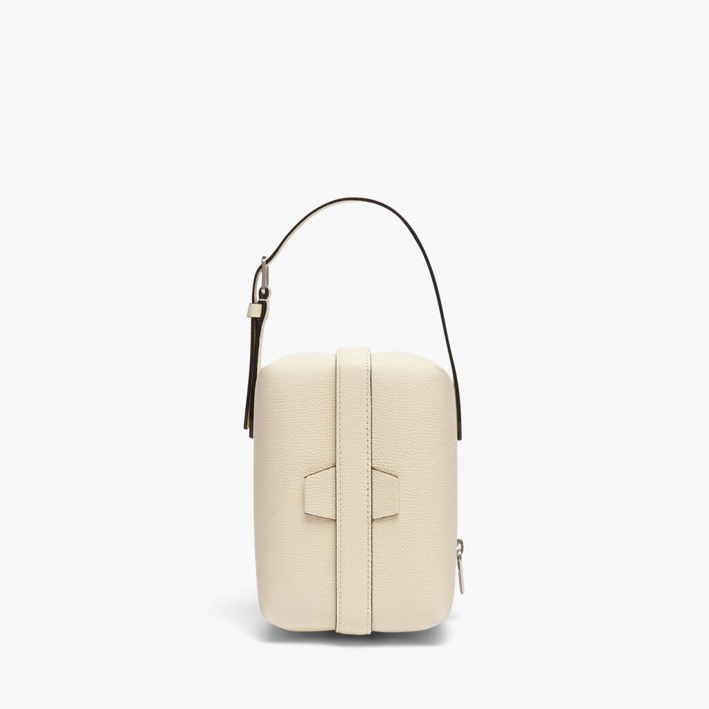Valextra Borsa a mano Mini in Pelle Bianca | Valextra Tric Trac Negozi Online