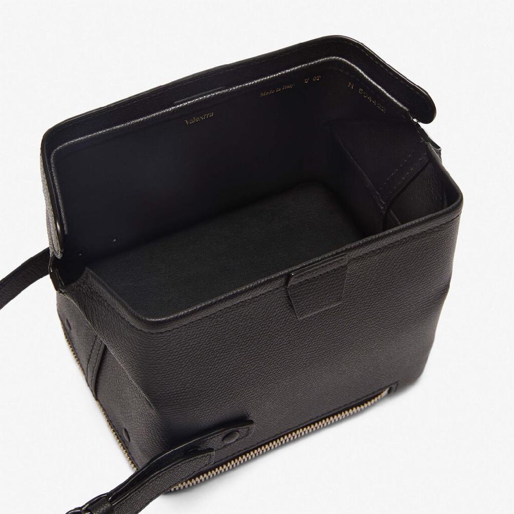 Valextra Borsa a tracolla Mini in Pelle Nera | Valextra Tric Trac Acquista Ora