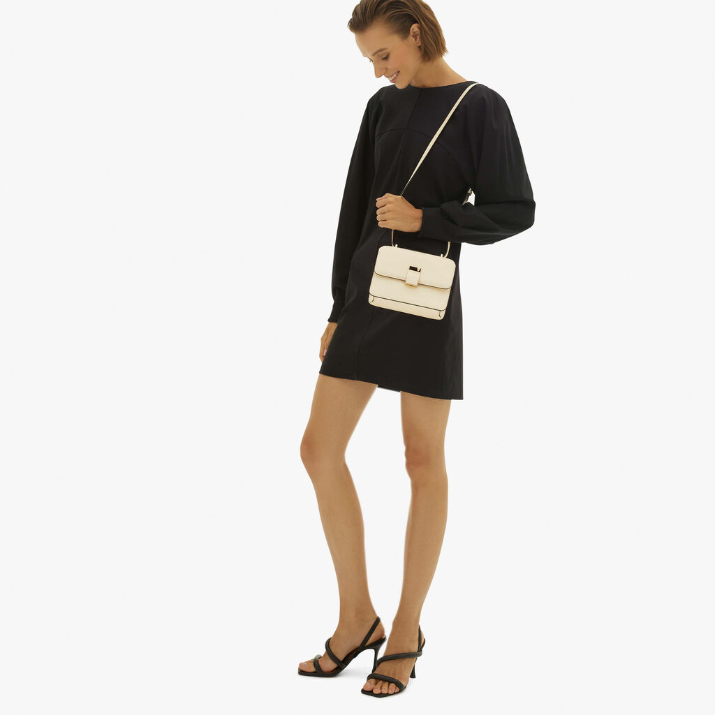 Valextra Borsetta a spalla Mini in Pelle Bianca | Valextra NoLo Fino Al -60%