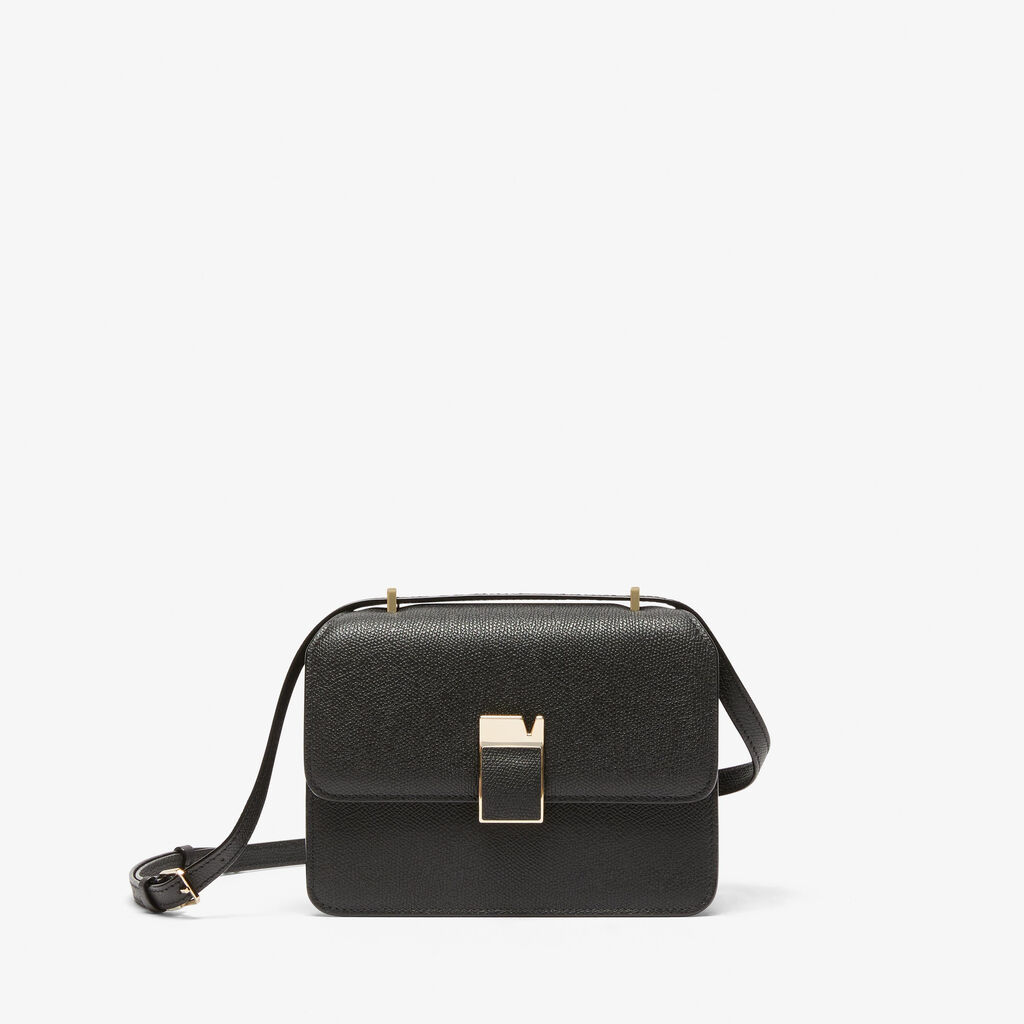 Valextra Borsetta a tracolla Mini in Pelle Nera | Valextra NoLo Shopping Online