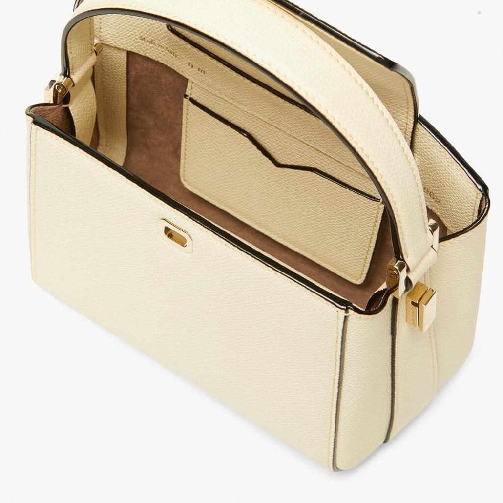 Valextra Borsa a mano Micro in Pelle Bianca | Valextra Brera In Vendita