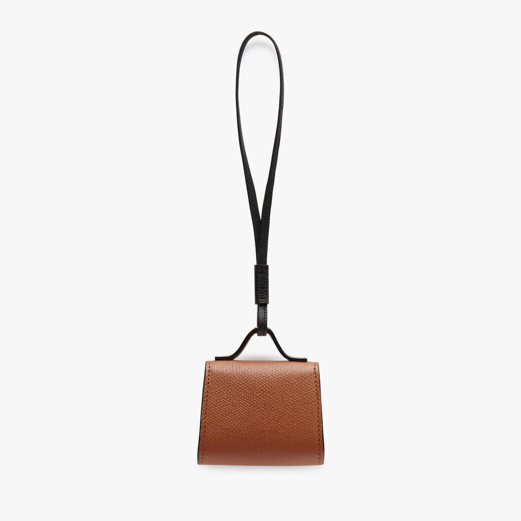 Valextra Charm per borsa da Donna in Pelle Marrone | Valextra Iside Spedizione Gratuita