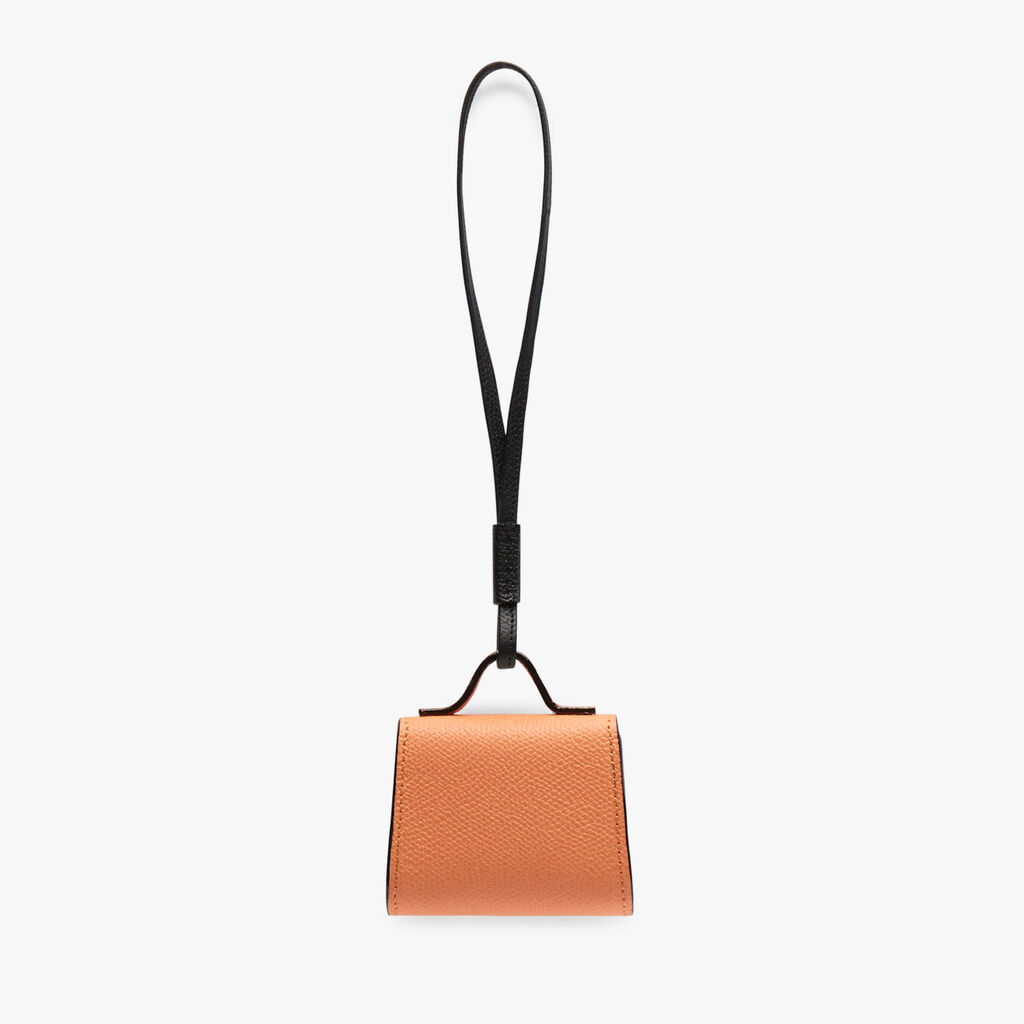 Valextra Charm per borsa da Donna in Pelle Arancione | Valextra Iside Soddisfazione Garantita