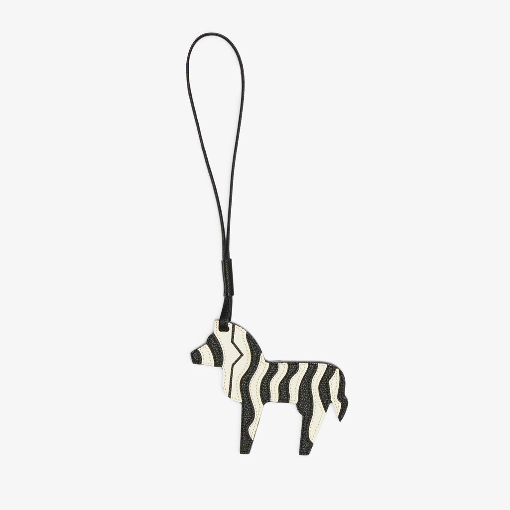 Valextra Ciondolo per borse a forma di zebra in Pelle | Valextra Consegna Veloce