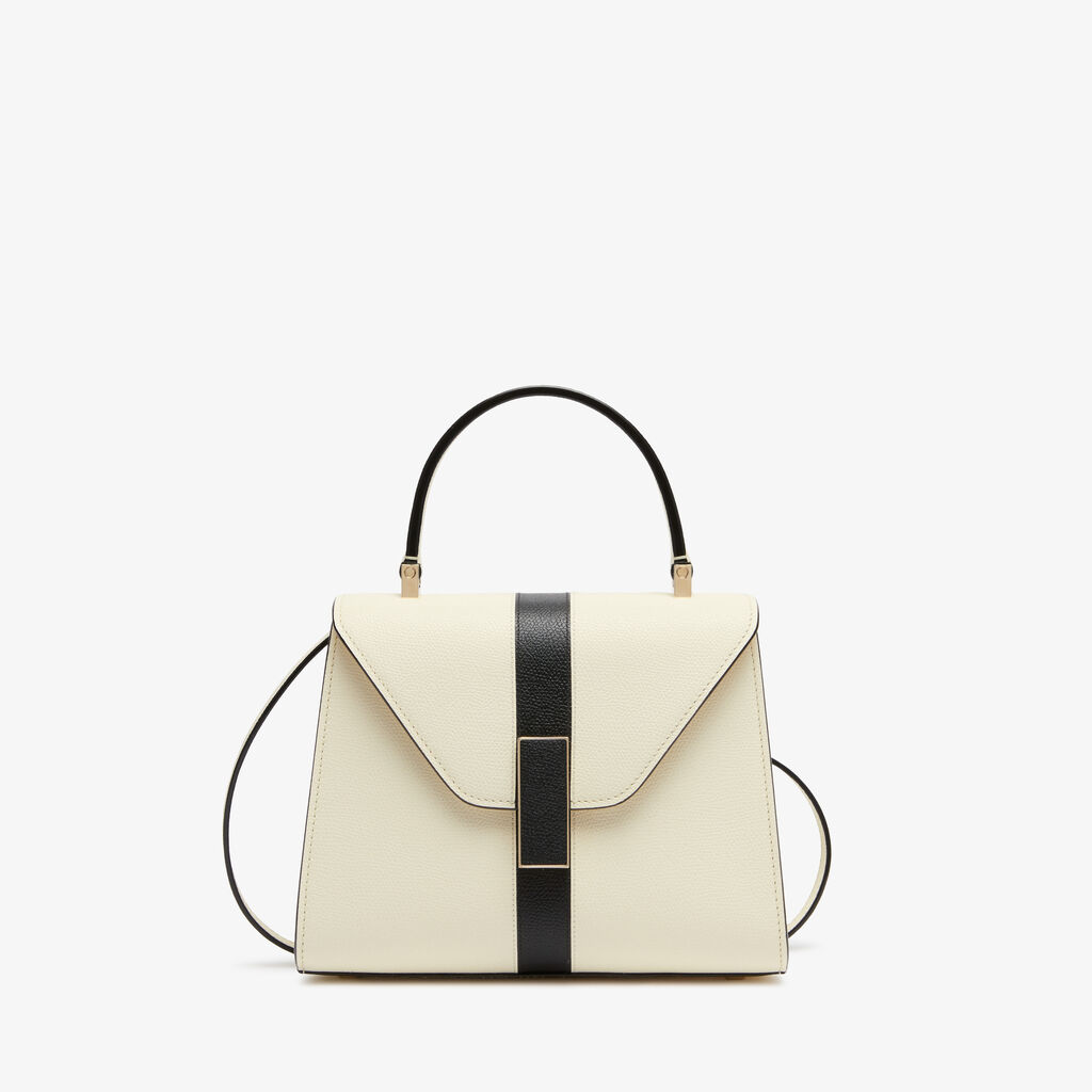 Valextra Borsa a mano Donna Lusso Pelle Bianca e Nera | Valextra Iside Offerte