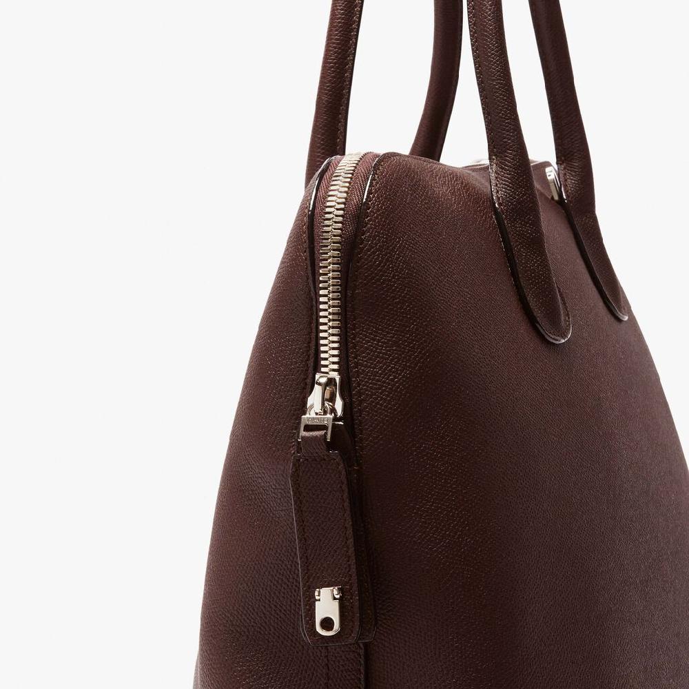 Valextra Tote bag da Uomo in Pelle Marrone | Valextra My Logo Promozione