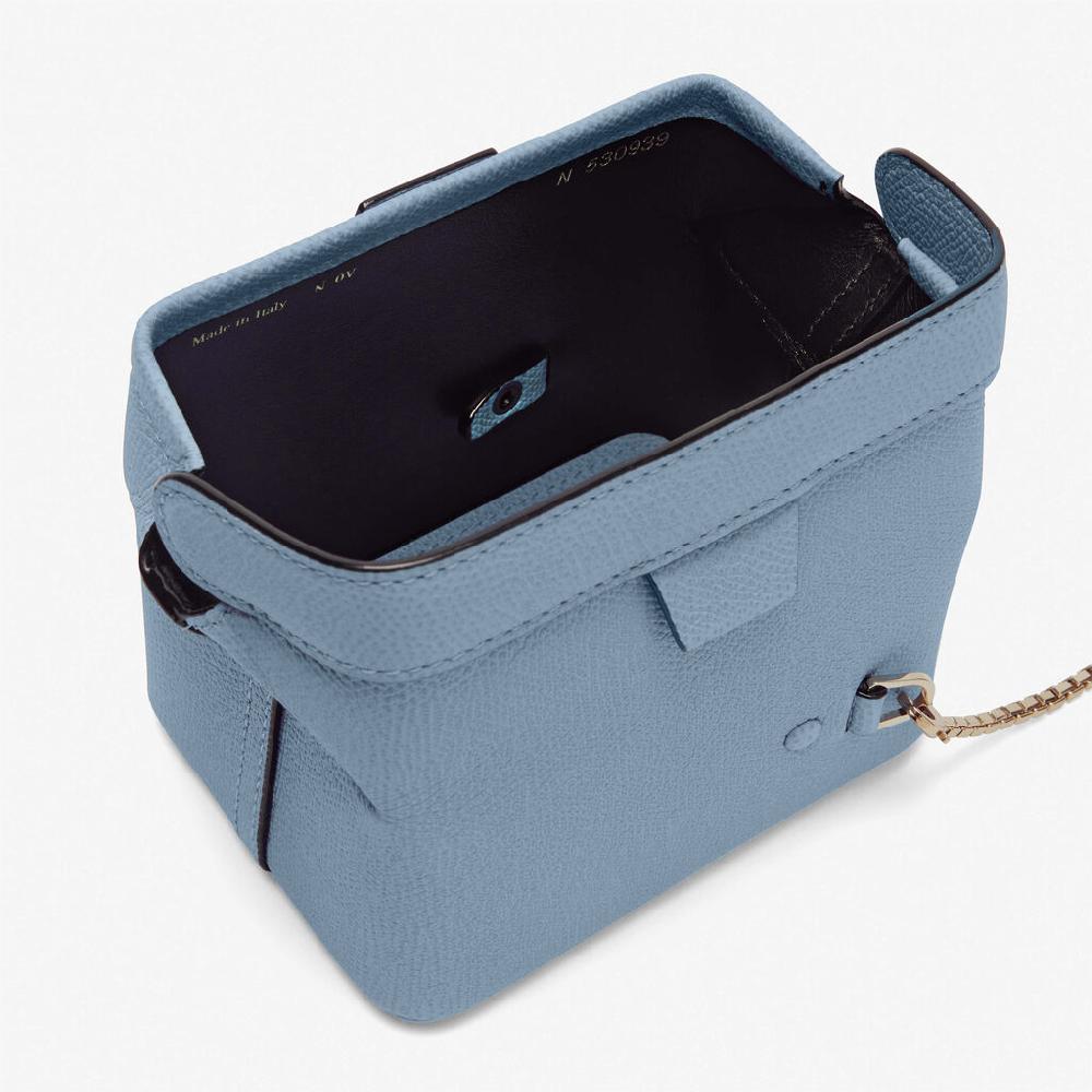 Valextra Borsa da viaggio in Pelle Azzurra | Valextra Tric Trac Fino Al -60%