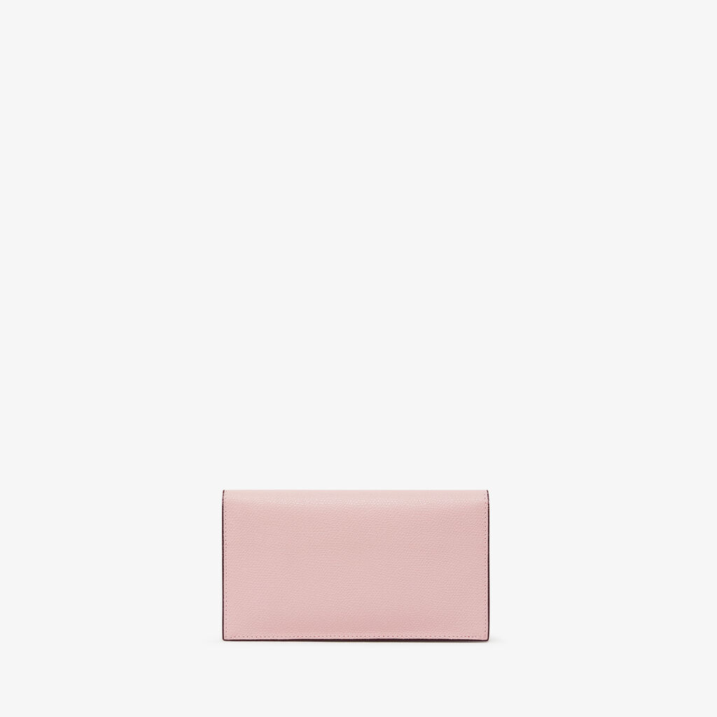 Valextra Portafoglio versatile grande in Pelle Rosa | Valextra Brera Novità
