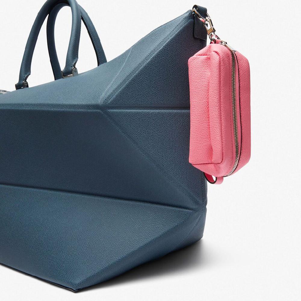 Valextra Micro beauty-case/Micro bag in Pelle Rosa | Valextra Italy