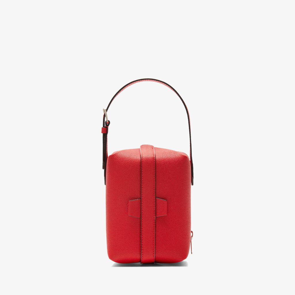 Valextra Borsa a tracolla piccola in Pelle Rossa | Valextra Tric Trac In Linea