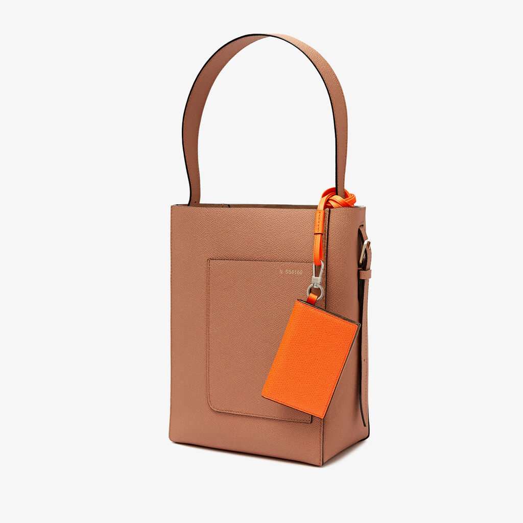 Valextra Porta carte con laccio da Donna in Pelle Arancione | Valextra Nuovo