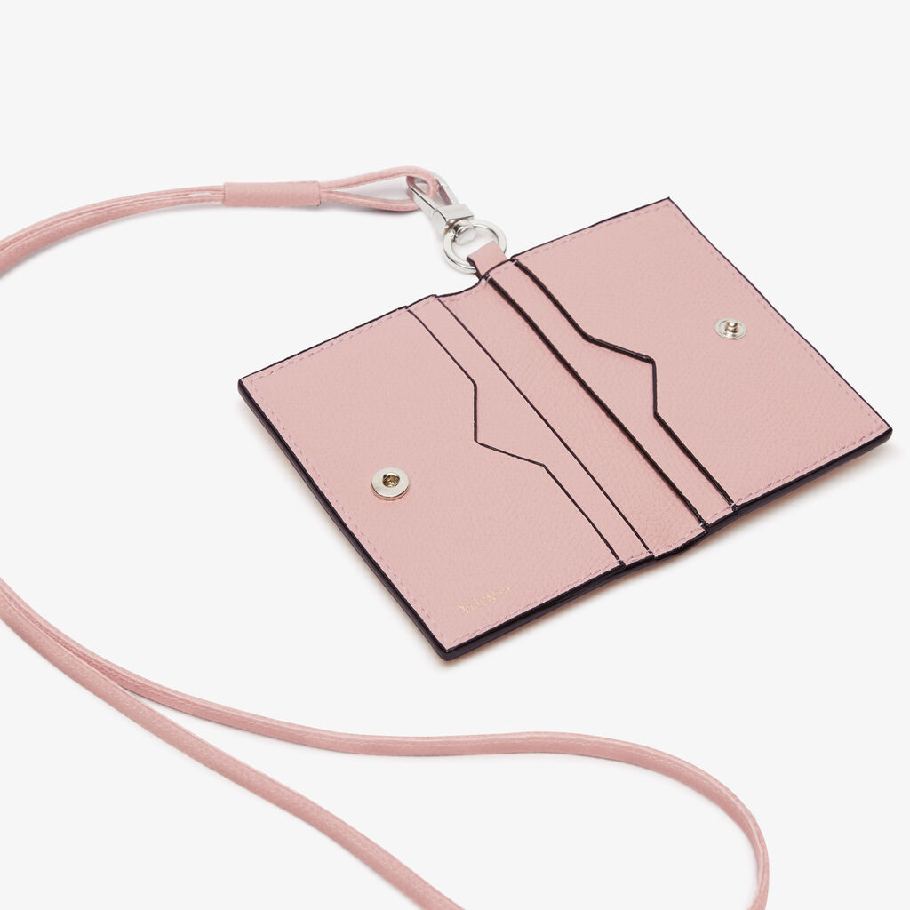 Valextra Porta carte con laccio da Donna in Pelle Rosa | Valextra Vendita