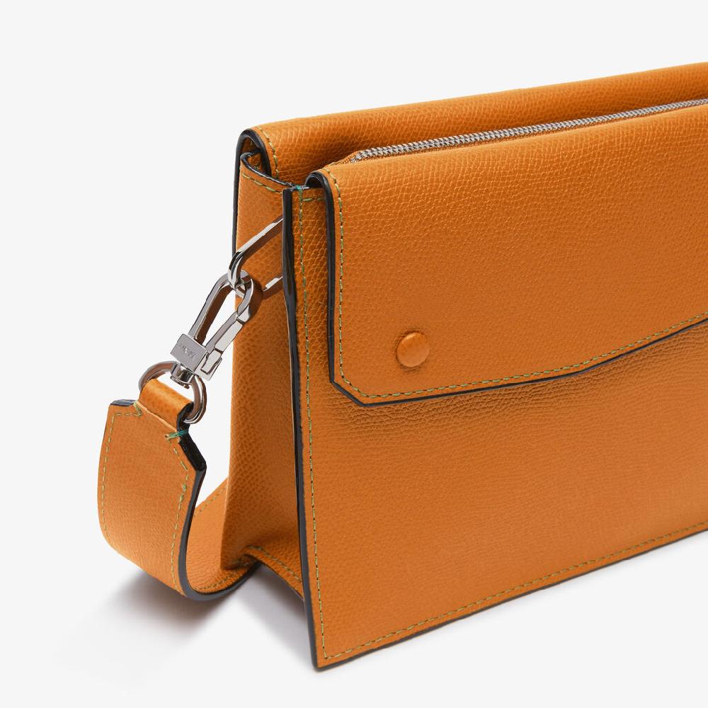 Valextra Borsa marsupio da Uomo in Pelle Marrone | Valextra Pocket Sconto