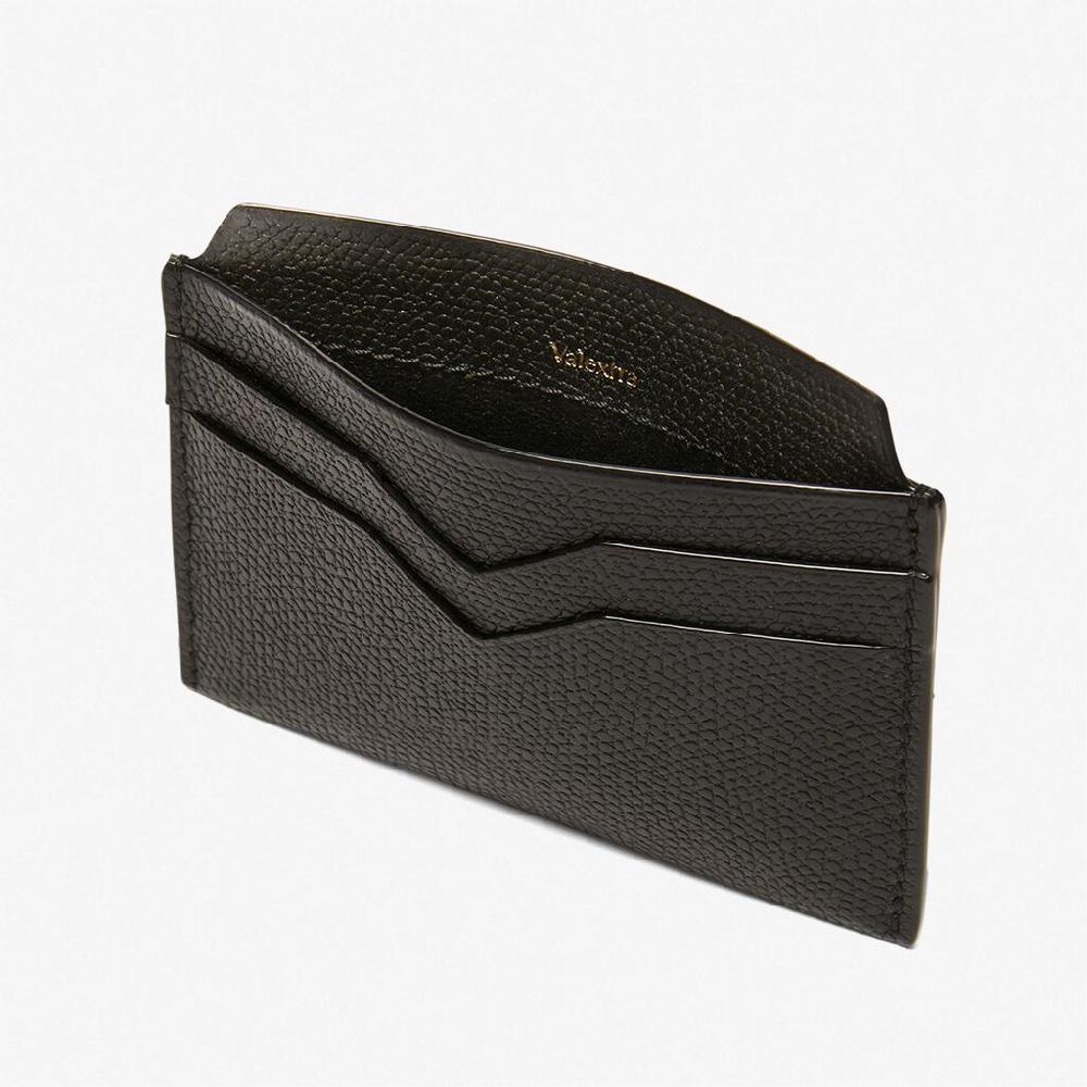 Valextra Portatessere in Pelle Nera | Valextra piccola pelletteria Lightning offer