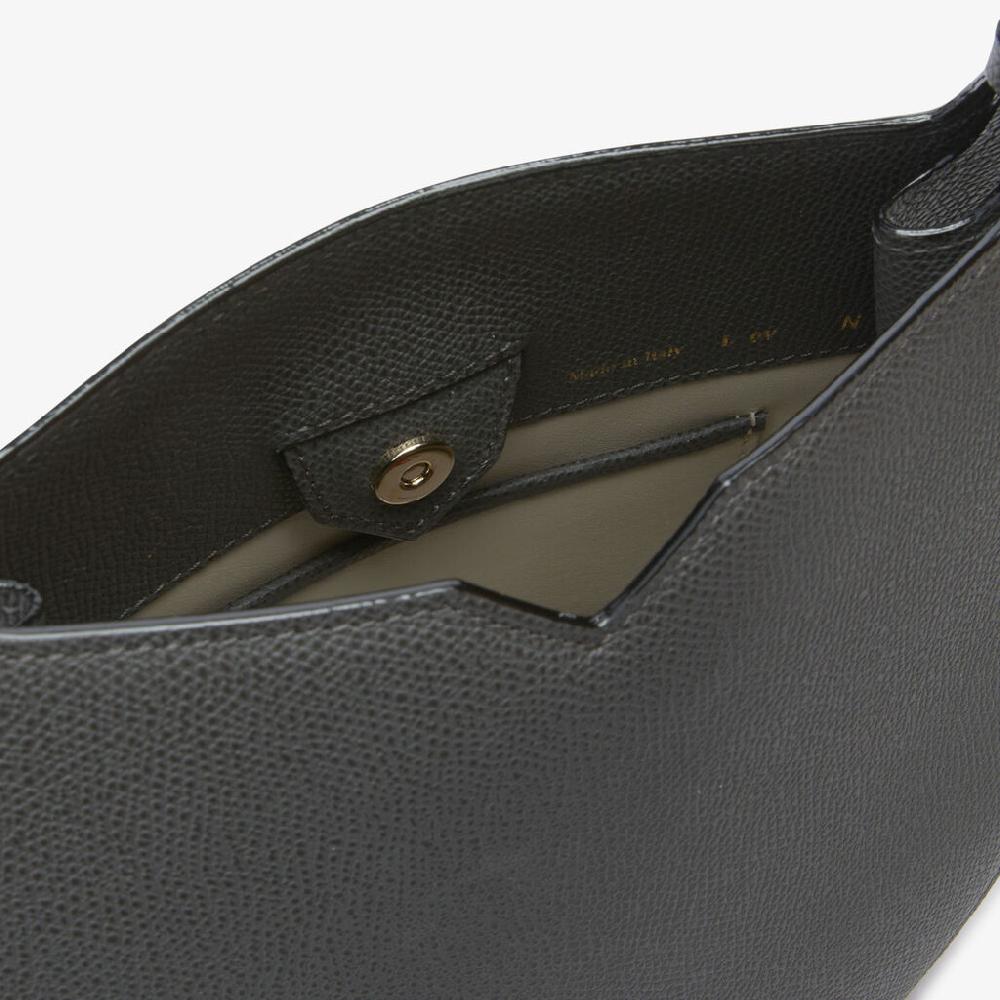 Valextra Borsa weekend Mini da Donna in Pelle Grigia | Valextra Hobo Promozione Limitata