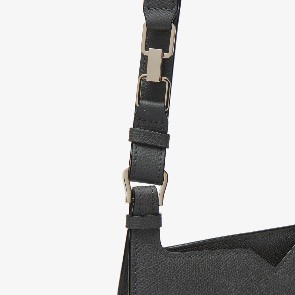 Valextra Borsa weekend Mini da Donna in Pelle Grigia | Valextra Hobo Promozione Limitata