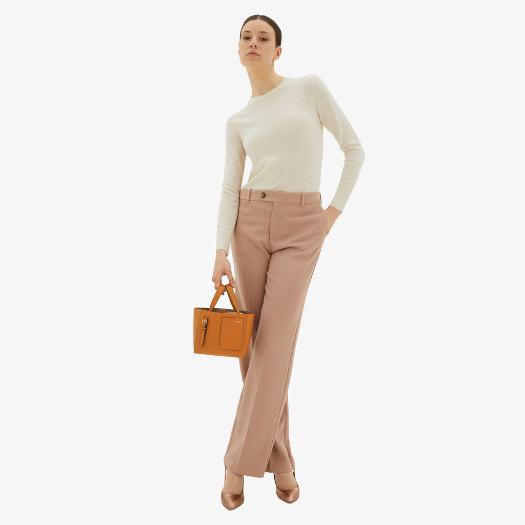 Valextra Borsa Secchiello da Donna in Pelle Marrone rigida | Valextra Soft Fino Al -60%