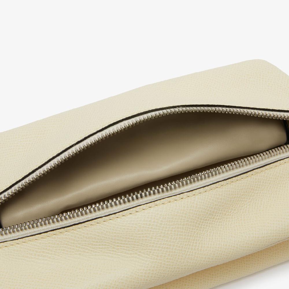 Valextra Borsa Origami Mini da Uomo in Pelle Bianca | Valextra Convenienza