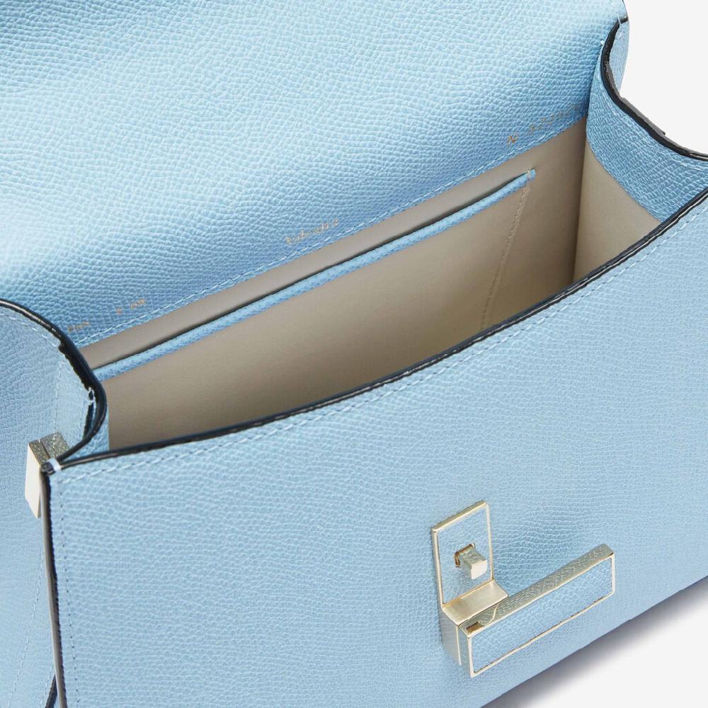 Valextra Borsa a mano da Donna Mini in Pelle Blu | Valextra Iside Italia