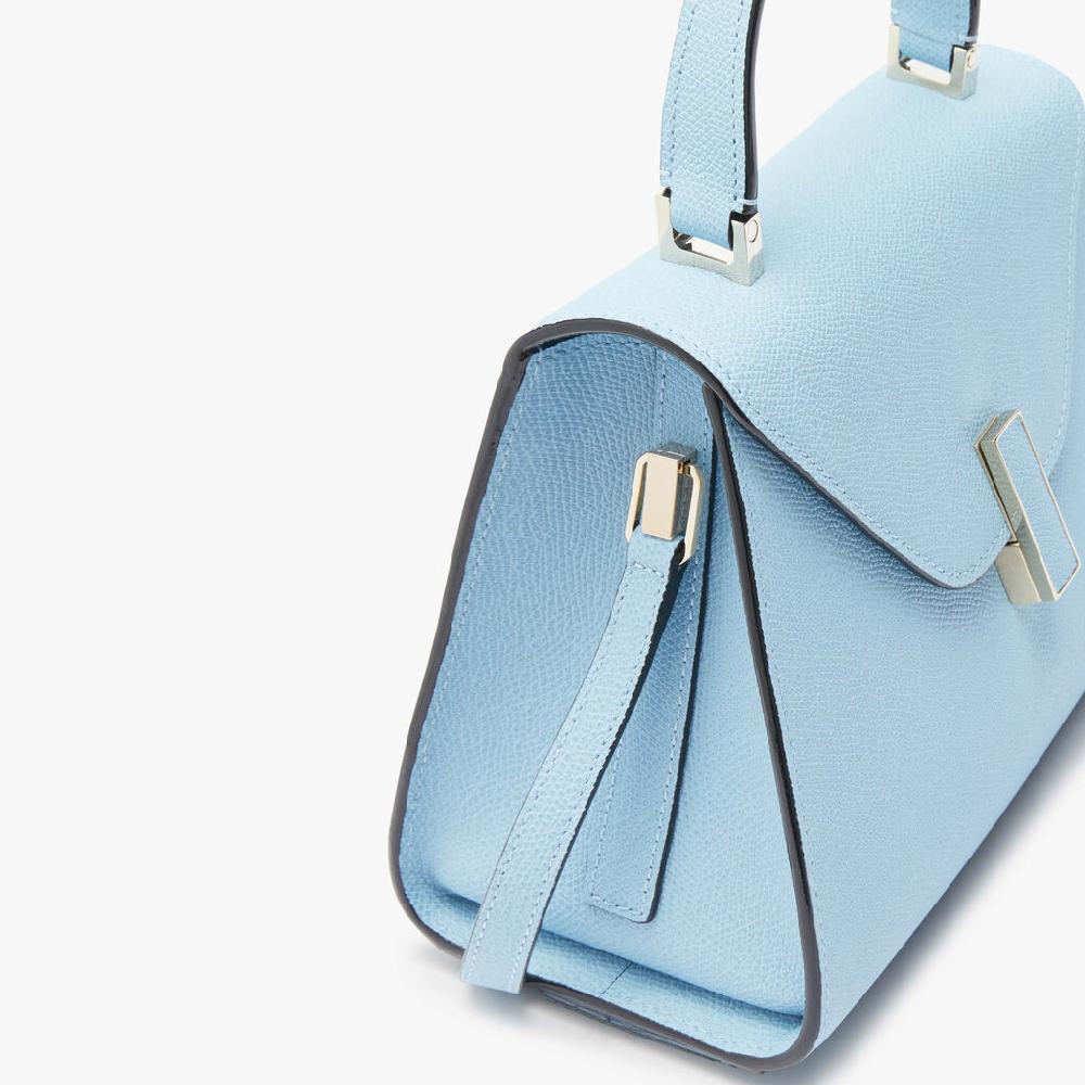 Valextra Borsa a mano da Donna Mini in Pelle Blu | Valextra Iside Italia