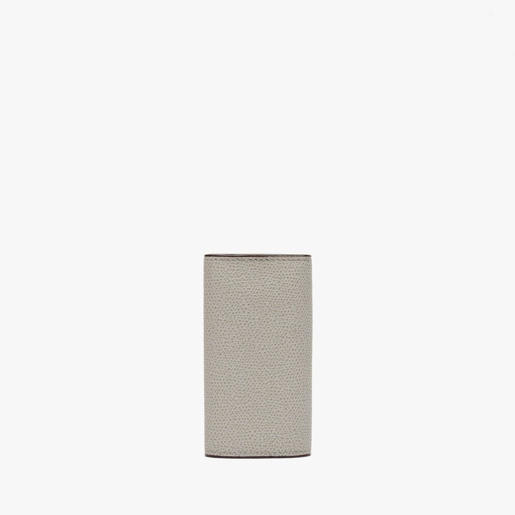 Valextra Portachiavi in Pelle Grigio chiaro | Valextra Novità