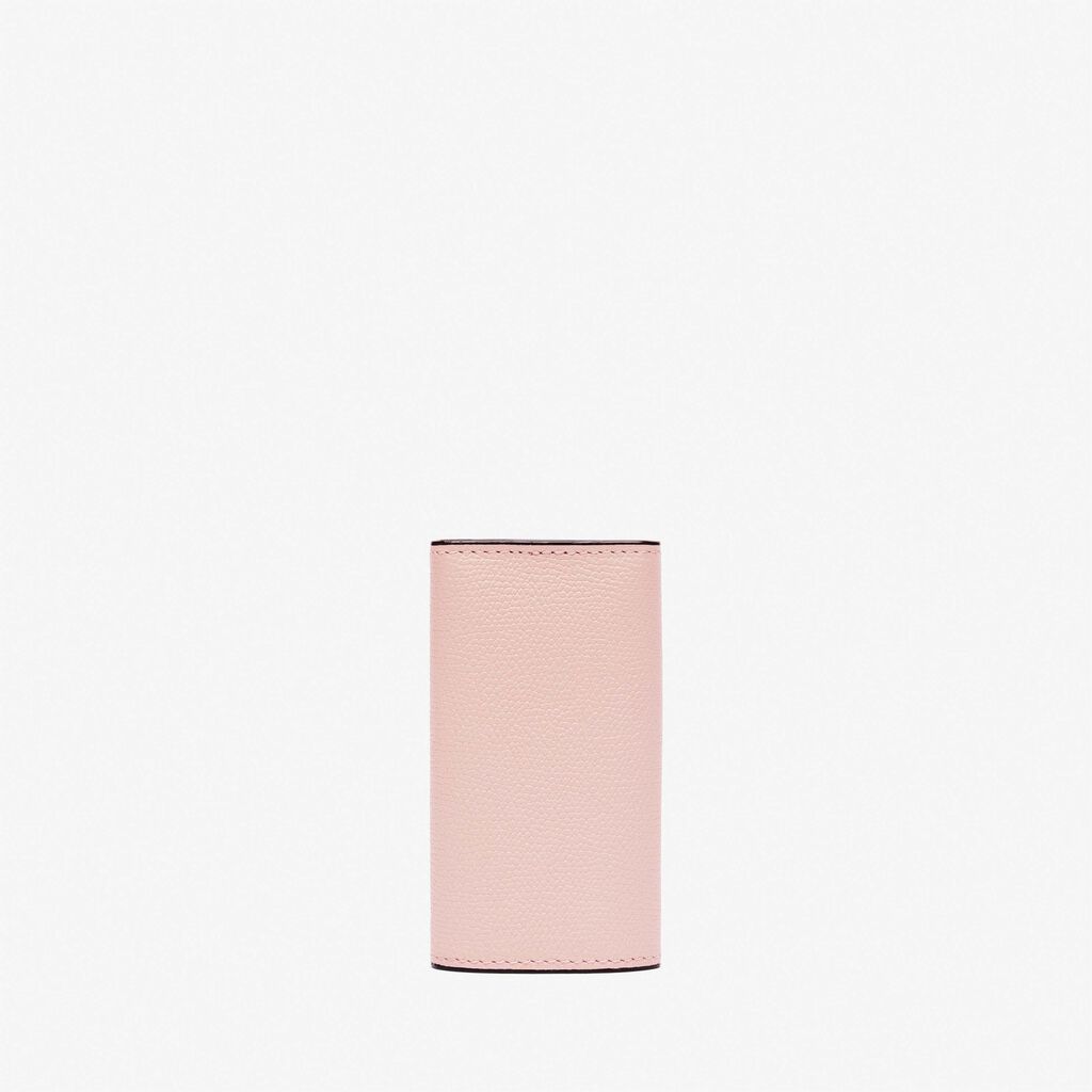 Valextra Portachiavi in Pelle Rosa | Valextra Sconto