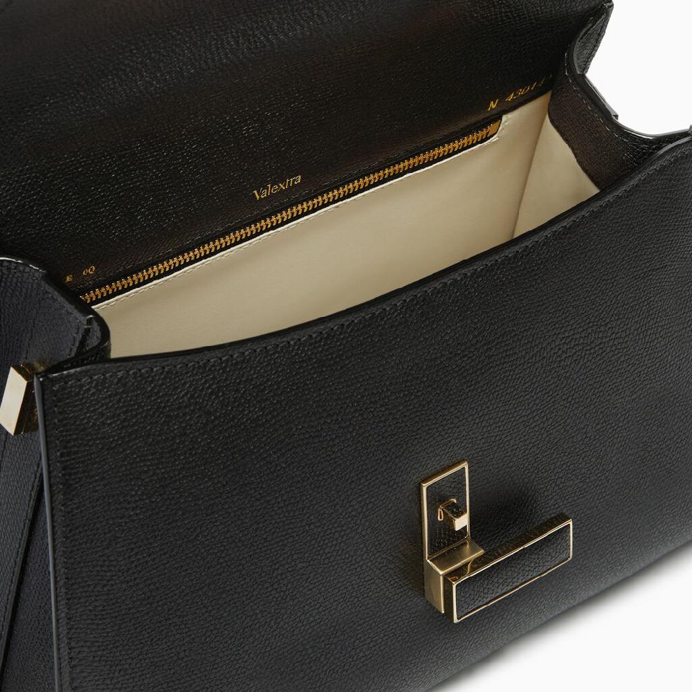 Valextra Borsa a mano Media in Pelle Nera | Valextra Iside Outlet