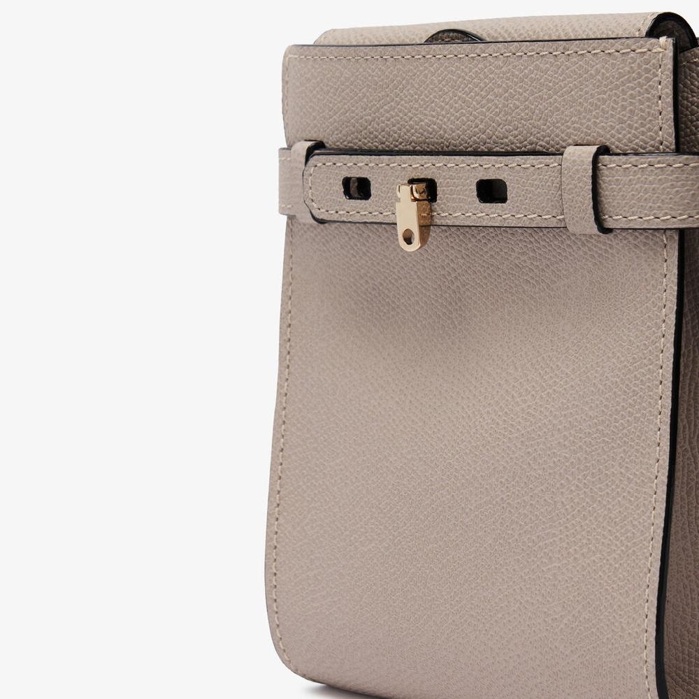 Valextra Borsa piccola da Donna in Pelle Rosa Nude | Valextra Brera Vendita Economica