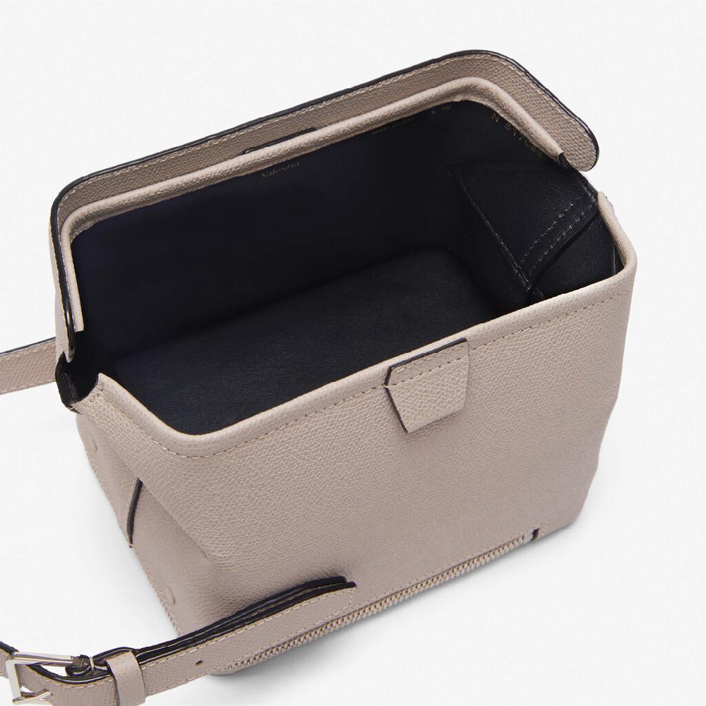 Valextra Borsa a tracolla Mini in Pelle Rosa Nude | Valextra Tric Trac Nuova