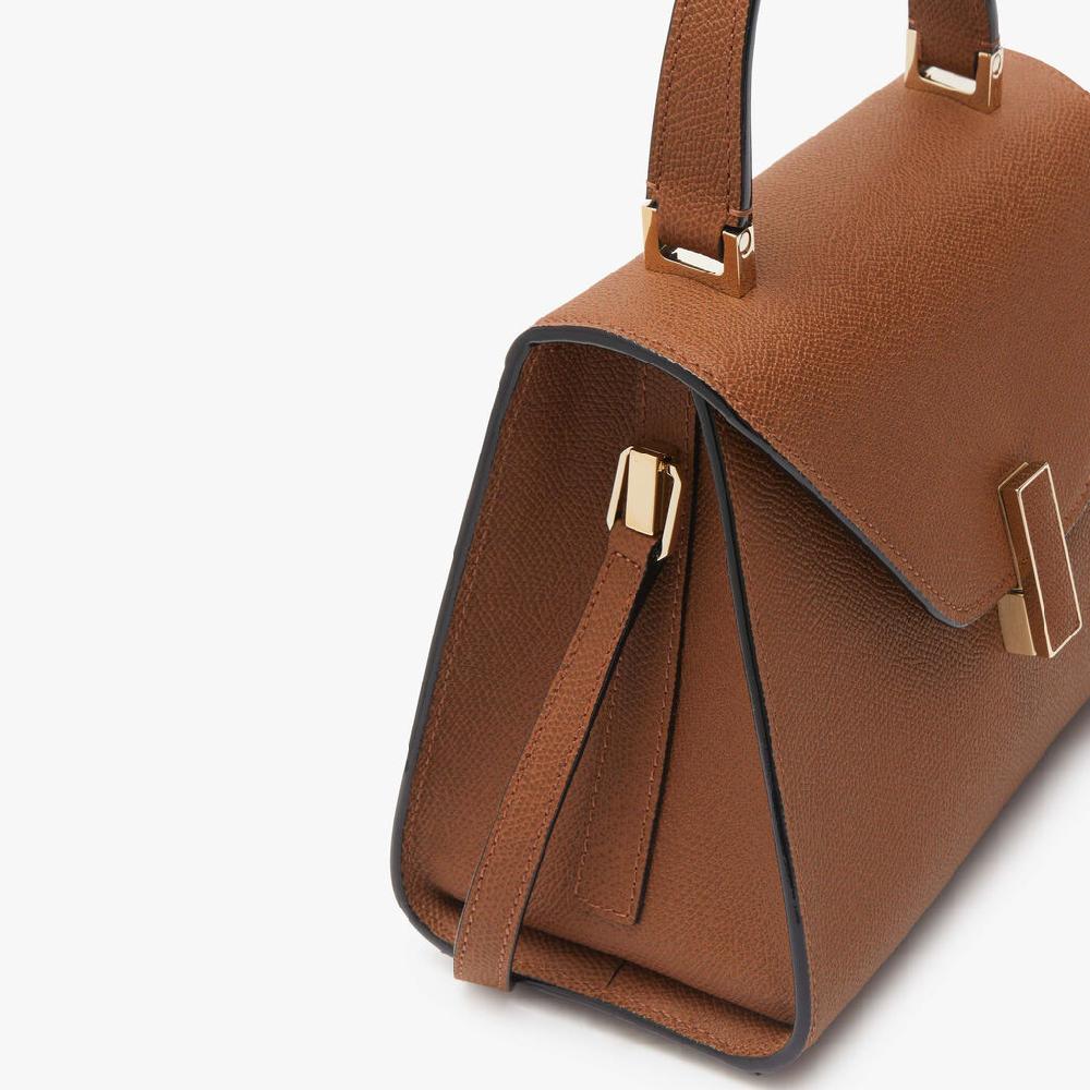 Valextra Borsa a mano da Donna in Pelle rigida Marrone | Valextra Iside Italia