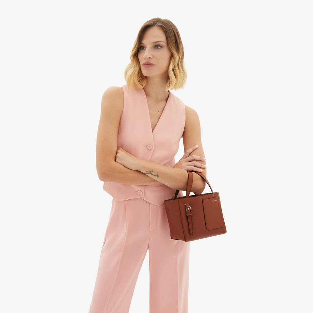Valextra Borsetta a secchiello da Donna Marrone di Lusso | Valextra Soft Promozione