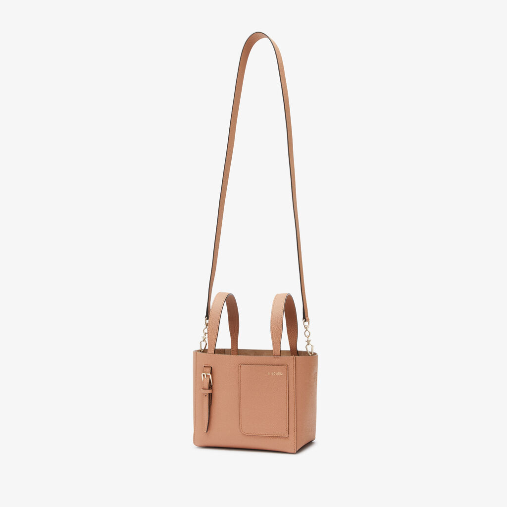 Valextra Borsa a secchiello da Donna di Lusso in Pelle Marrone | Valextra Soft Spedizione Gratuita